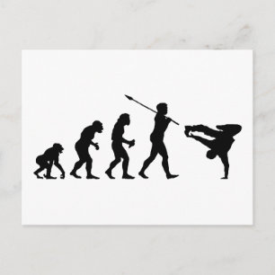 Breakdancer Postkarte