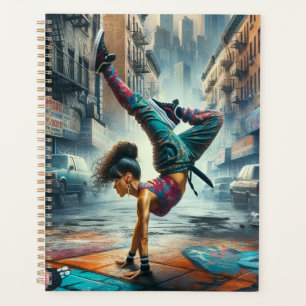 Breakdancer Women in Action New Yorker Silhouette Planer