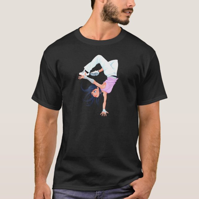 Breakdancing-B-Girl 1 T-Shirt (Vorderseite)