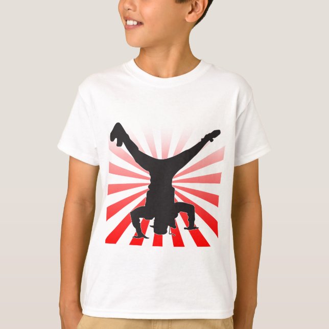 Breakdancing-Explosion T-Shirt (Vorderseite)