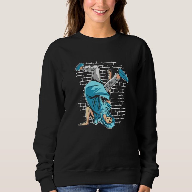 Breakdancing Maria Mutter Jesu Breakdance Hip  Sweatshirt (Vorderseite)
