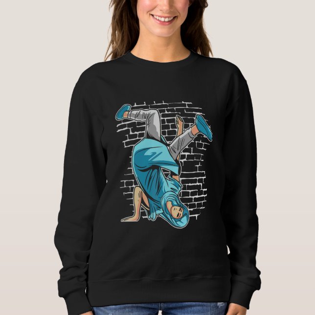 Breakdancing Maria Mutter Jesu   Breakdance Hip Sweatshirt (Vorderseite)