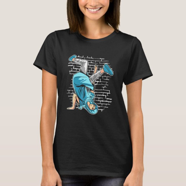 Breakdancing Maria Mutter Jesu   Breakdance Hip T-Shirt (Vorderseite)
