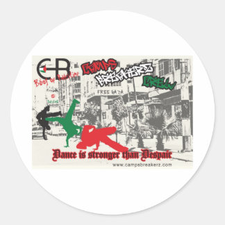 Breakerz-Aufkleber für Round Camps Runder Aufkleber