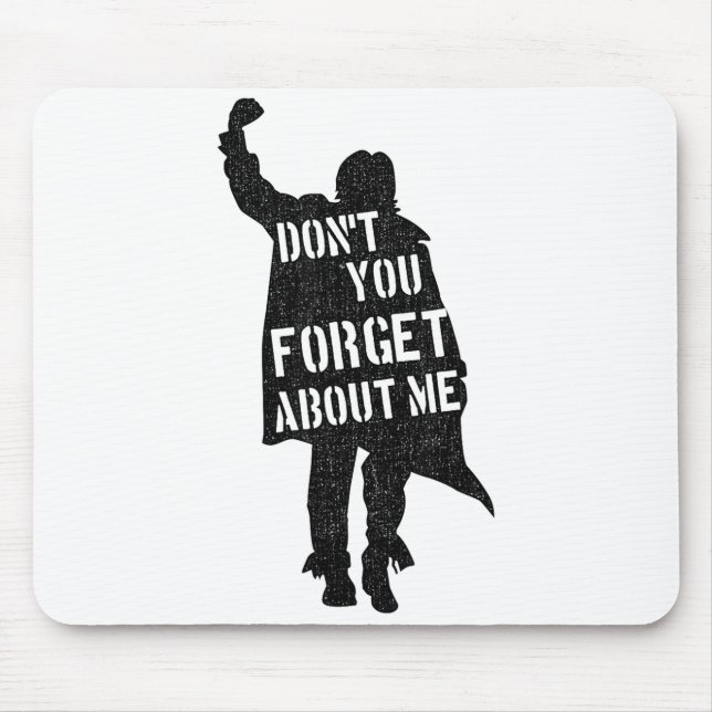 Breakfast Club Don't You Forget About Me Silhouett Mousepad (Vorne)