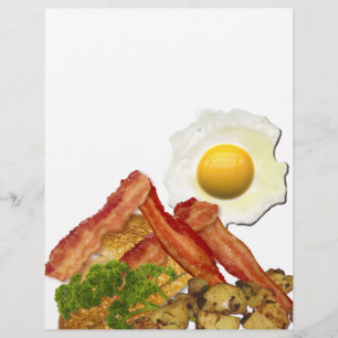 Breakfast Landscape Bacon Eggs