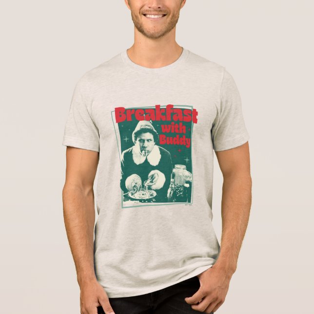 Breakfast With Buddy Tri-Blend Shirt (Vorderseite)