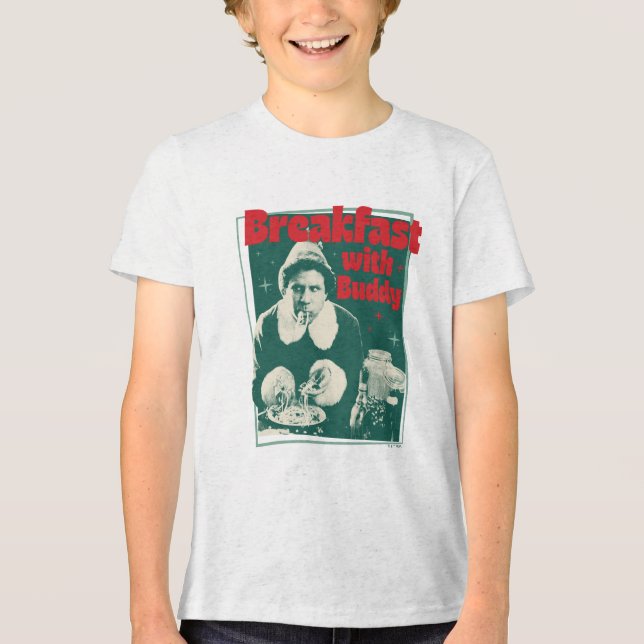 Breakfast With Buddy Tri-Blend Shirt (Vorderseite)