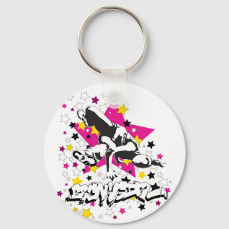 Breakgirl Key Chain - weiß Schlüsselanhänger