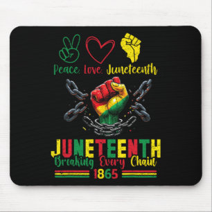 Breaking any Chain seit 1865 Peace Liebe Junetee Mousepad