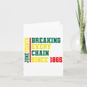 Breaking Every Chain Seit 1865 Schwarze Geschichte Karte