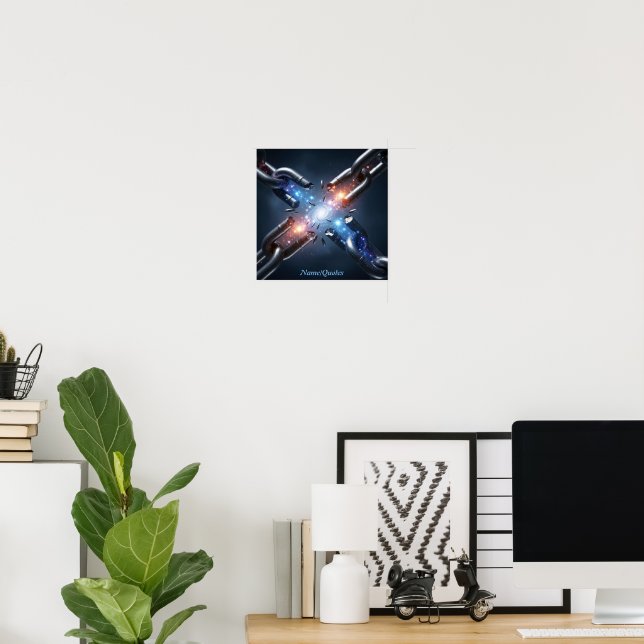 Breaking Free – Explosive Energiekette Poster (Heimbüro)