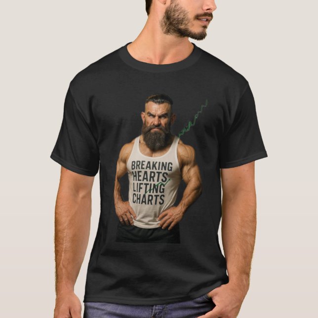 Breaking Hearts Lifting Charts T-Shirt (Vorderseite)