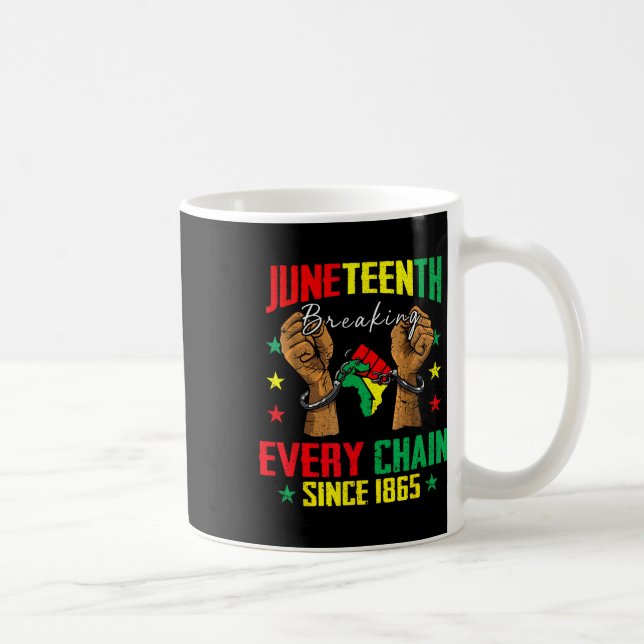 Breaking Jede Kette seit 1865 Frauen Männer Junete Kaffeetasse (Rechts)