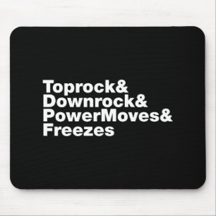 Breaking Moves (Breakdance) Mousepad
