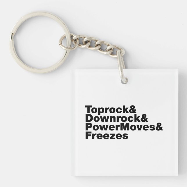 Breaking Moves (Breakdance) Schlüsselanhänger (Vorderseite)