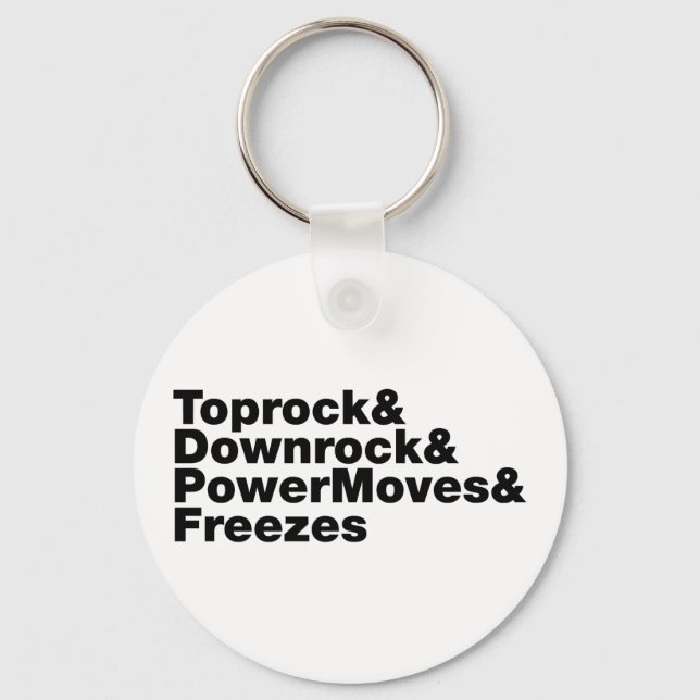 Breaking Moves (Breakdance) Schlüsselanhänger (Vorderseite)
