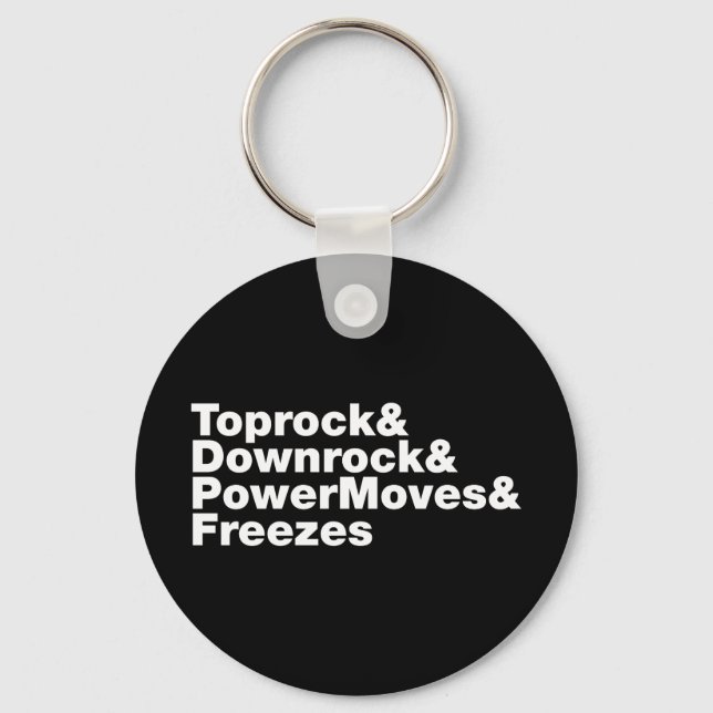 Breaking Moves (Breakdance) Schlüsselanhänger (Vorderseite)
