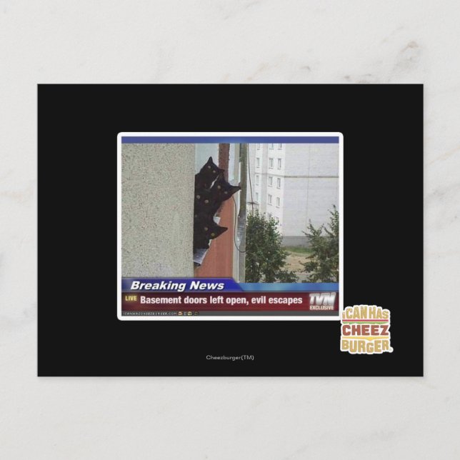 Breaking News 2 Postkarte (Vorderseite)