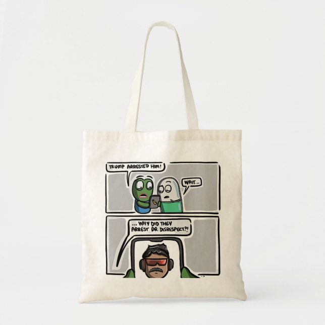“Breaking News Confusion” Tote Bag Tragetasche (Vorne)