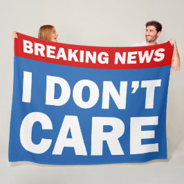 Breaking News Fleecedecke