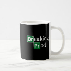 Breaking Prod Funny Dev's Meme T - Shirt.png Kaffeetasse