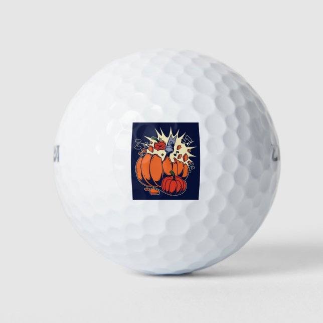 Breaking Pumpkins Golfball (Vorderseite)