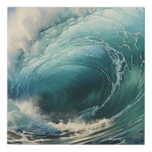 Breaking Surf Malerei