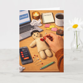 Breaking Up Is Hard To Do Unbothered Illustration Karte