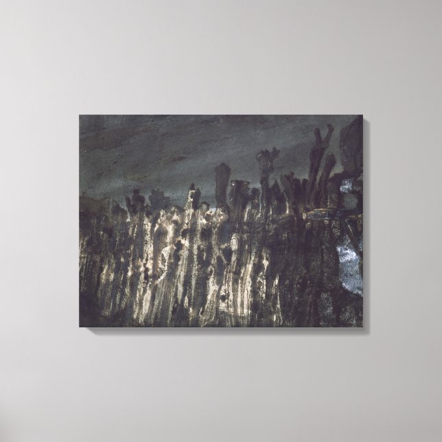 Breakwater in Jersey Leinwanddruck (Vorderseite)