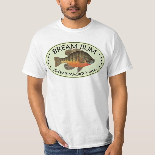 Bream-Bum-Fischerei T-Shirt (Vorderseite)