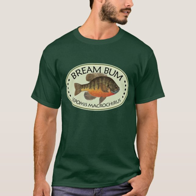 Bream-Bum-Fischerei T-Shirt (Vorderseite)