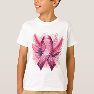 BREAST CANCER AWARENESS Federn T-Shirt