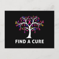 Breast Cancer Awareness Fight Find A Cure Tree Rib