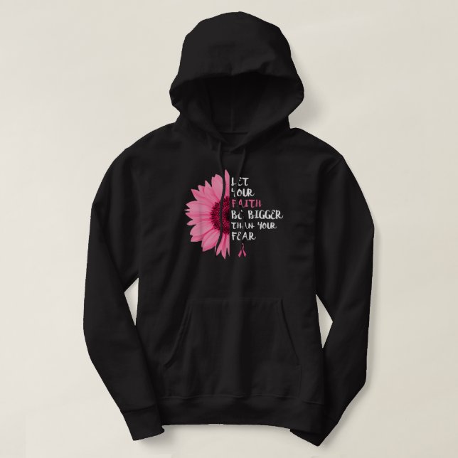 Breast Cancer Awareness Month Rainbow Mens & Women Hoodie (Design vorne)