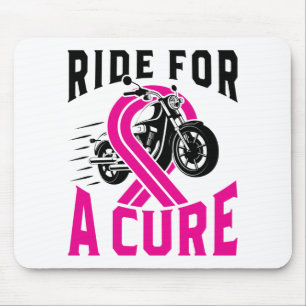 Breast Cancer Awareness Motorcycle Ride for a cuur Mousepad