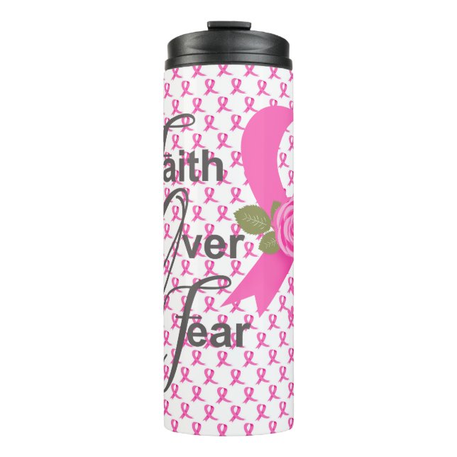BREAST CANCER AWARENESS & SUPPORT THERMOSBECHER (Vorderseite)