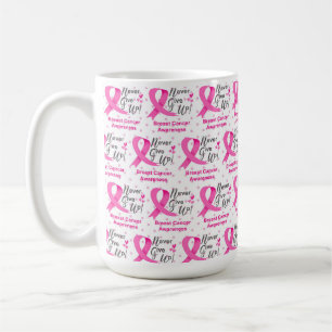 BREAST CANCER-BEWUSSTSEIN UND UNTERSTÜTZUNG KAFFEETASSE