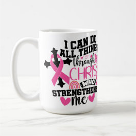 BREAST CANCER-BEWUSSTSEIN UND UNTERSTÜTZUNG KAFFEETASSE