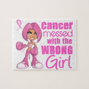 Breast Cancer Combat Girl 1 Puzzle