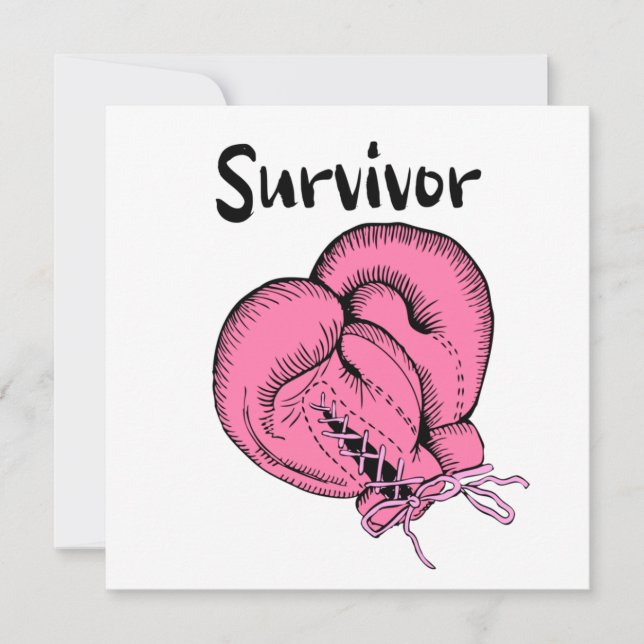 breast cancer survivor save the date (Vorderseite)