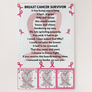 BREAST CANCER ÜBERLEBENSLAGE Kunst, Kultur Puzzle