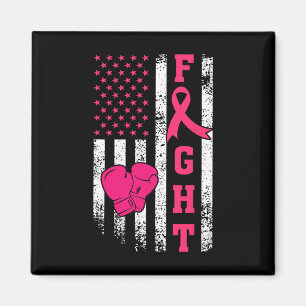 Breast Survivor American Flag Breast Cancer Awaren Magnet