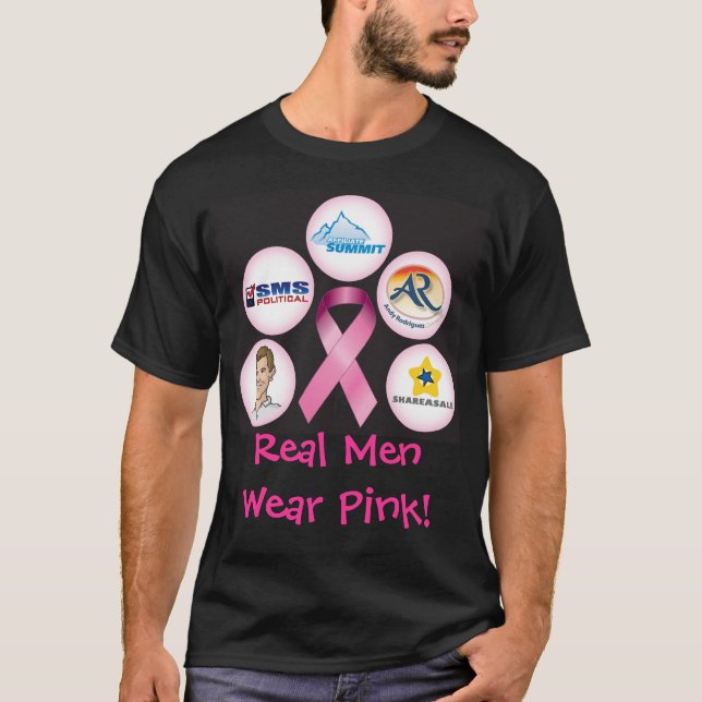 BreastCancerWalk_front_black, wirkliches T-Shirt (Vorderseite)