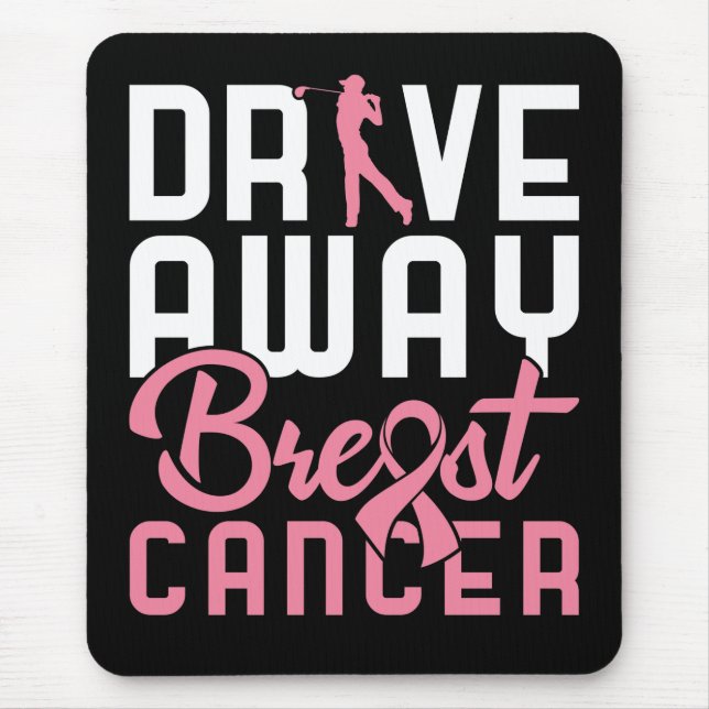 Breastkrebs abbrechen mousepad (Vorne)