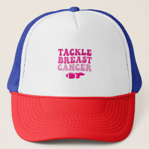 Breastkrebs bekämpfen Funny Fantasy Football Gesch Truckerkappe