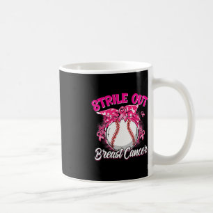 Breastkrebs-Bewusstseinsbildung verhindern Basebal Kaffeetasse