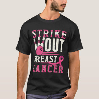 Breastkrebs-Bewusstseinsstörung - Bowling abbreche T-Shirt