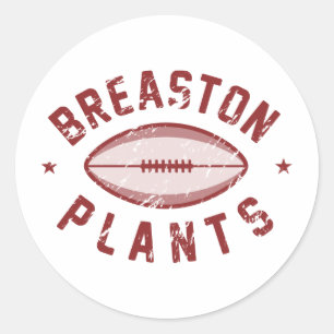 Breaston Pflanze Fantasy Football Runder Aufkleber