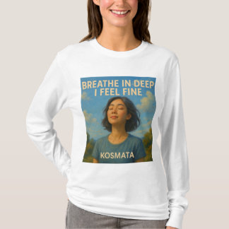Breath in Deep - Langarmshirt Damen T-Shirt